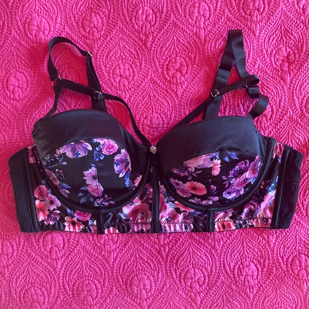 Gabi Fresh x Playful Promises floral strappy bra